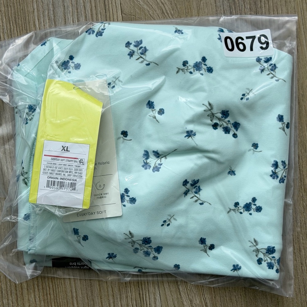 All In Motion Women Everyday Soft Light Support Bra - Light Mint Green All Sizes - Picture 15 of 16